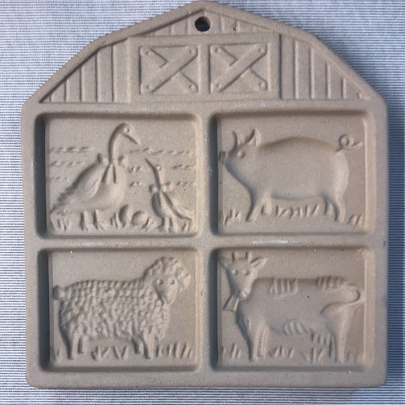 Ceramic Cookie Molds Vintage - Picture 2 of 4